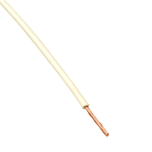 Montagesnoer 70°C 0,75 mm² - 100 meter - wit (SKU 16368)
