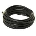 Kleine rollen afgeplat snoer 2x0,75 mm² zwart 5 meter extra detail