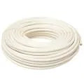 Kleine rollen rond snoer 3x0,75 mm² wit 20 meter extra detail