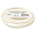 Kleine rollen rond snoer 3x1 mm² wit 5 meter