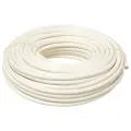 Kleine rollen rond snoer 3x1 mm² wit 20 meter extra detail