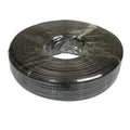 Platte modulaire telefoonkabel zwart - 100 meter