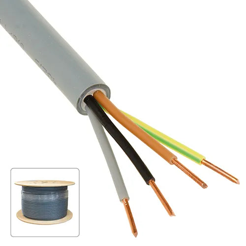 XMVK 4G2,5 installatiekabel grijs 500 meter haspel
