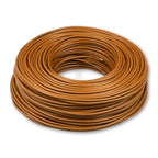 Donné VD draad 2.5 mm² Eca electrical wire coiled on a spool, 100-meter length for electrical installations.