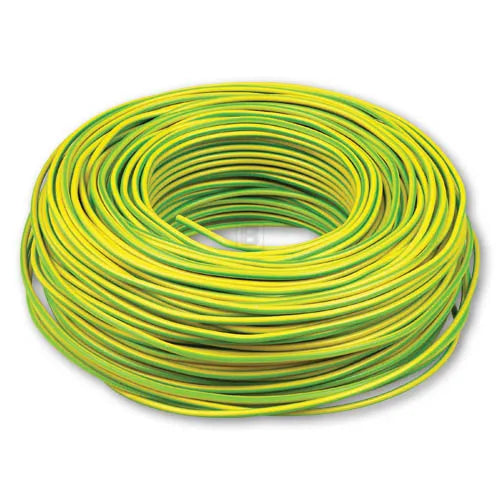 Donné VD draad 2.5 mm² Eca copper electrical wire coiled on a spool, 100 meters length for electrical installations.