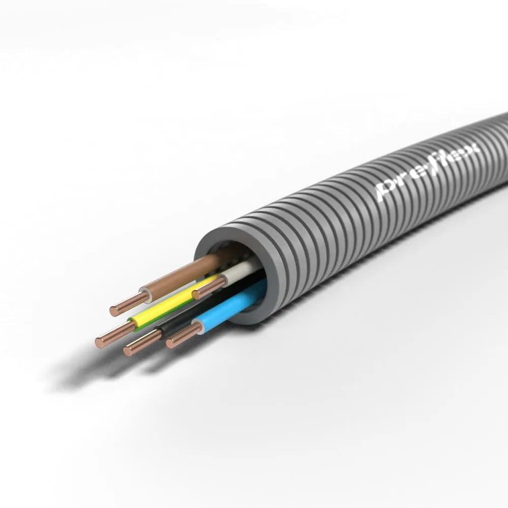 Flexpijp 3/4 + VD 5x2.5mm² 20mm - 100 meter