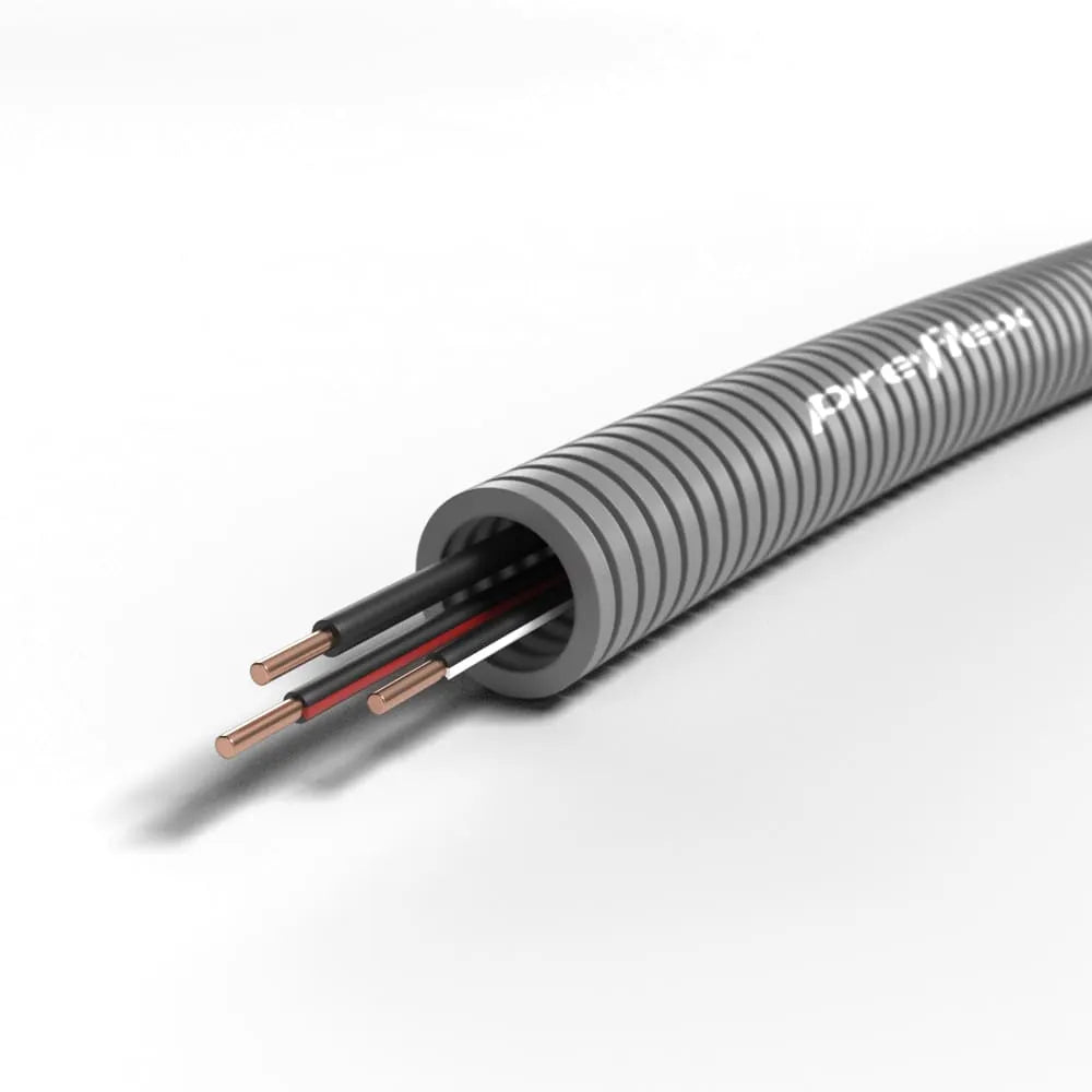 Flexpijp 5/8 + VD 3x1.5mm² 16mm - 100 meter