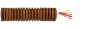 Flexpijp 5/8 + 4x0.22 alarmkabel 16mm - 100 meter