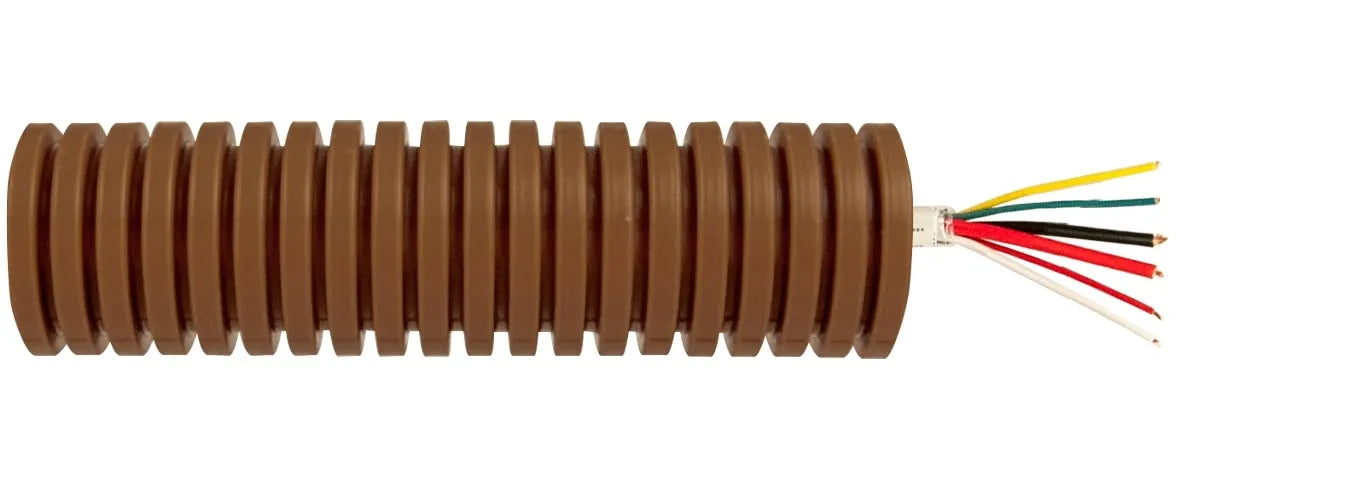Flexpijp 5/8 + 4x0.22 alarmkabel 16mm - 100 meter
