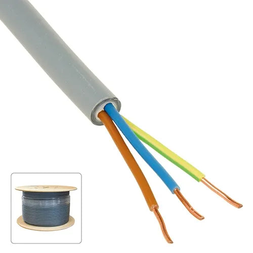 YMVK 3G2,5 installatiekabel grijs 1000 meter