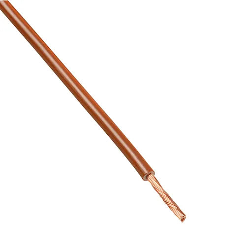 Montagesnoer H07V2-K 90°C 2,5mm² bruin 100 meter ring