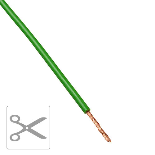 Montagesnoer H07V-K 2,5mm² groen Kniplengte per meter