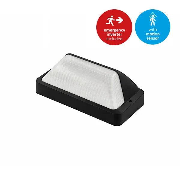 Interlight Next Entry portiekarmatuur met sensor en nood model 2 zwart