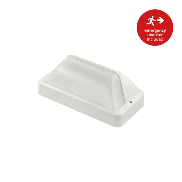 Interlight Next Entry portiekarmatuur met noodverlichting model 2 wit