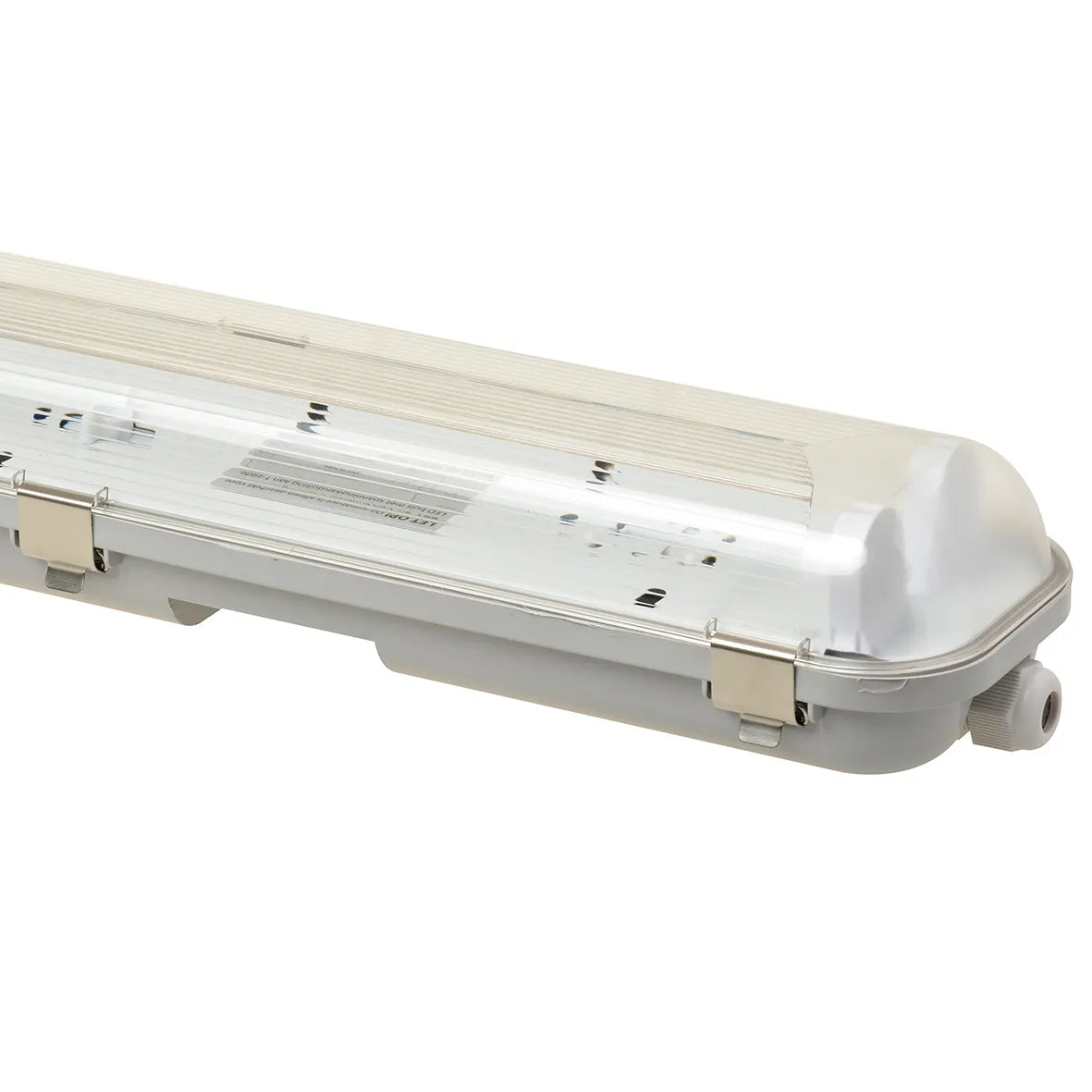 Waterdichte LED buishouder leeg bedraad 2x1200
