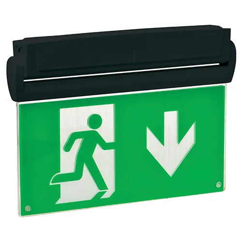 OFX LED emergency wall and ceiling lighting, continuous 3-hour backup, compact and reliable emergency lighting fixture.