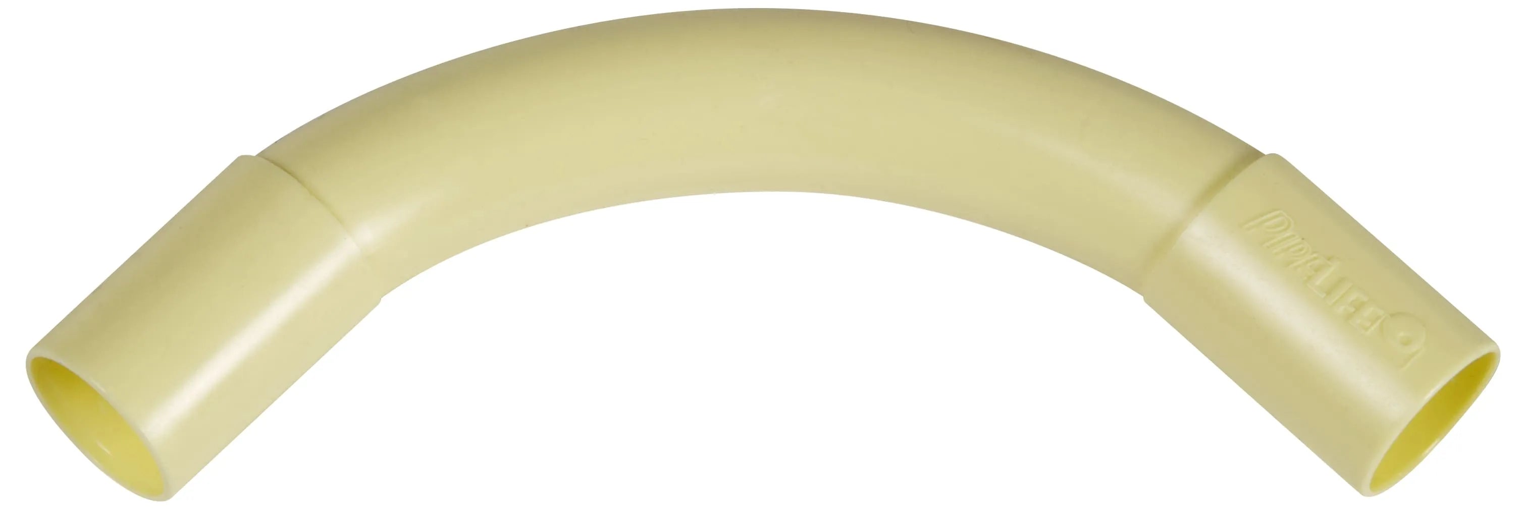 Pipelife Polivolt PVC bocht creme 19 mm