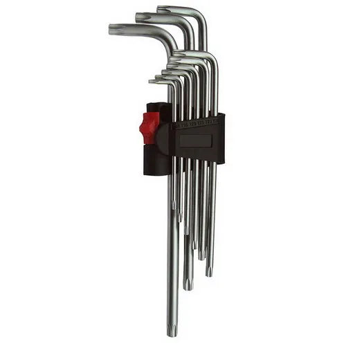 MVC Tools TORX sleutelset 9-delig in blister metaal