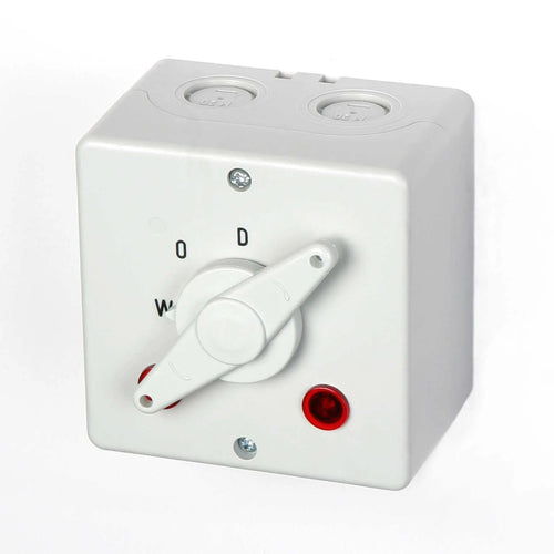 ASN Sontheimer wasmachine-drogerschakelaar 32A 2-polig - Opbouw