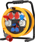 Brennenstuhl Brobusta kabelhaspel 40 meter CEE 4V IP44 5x2,5 mm² H07RN-F