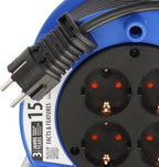 Brennenstuhl Garant Compact kabelhaspel 15 meter 4V IP20 3x1,5 mm² H05VV-F