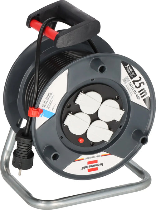 Brennenstuhl Garant E kabelhaspel 25 meter 4V IP20 3x1,5 mm² H05VV-F