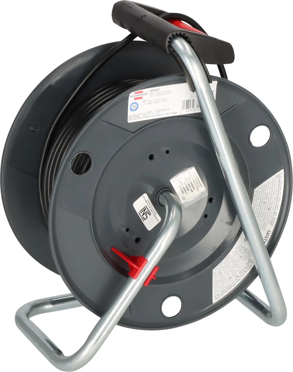 Brennenstuhl Garant E kabelhaspel 50 meter 4V IP20 3x1,5 mm² H05VV-F