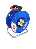 Lege kabelhaspel 4-voudig Garant blauw