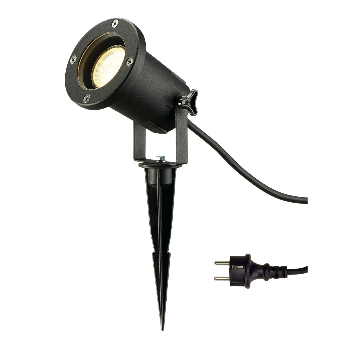 Nautilus Spike XL tuinspies GU10 IP44 zwart