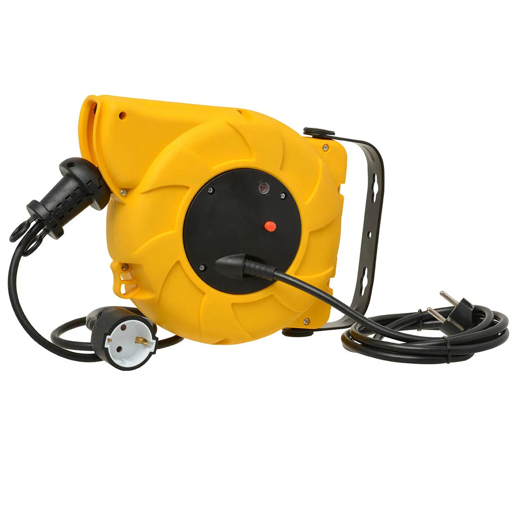 VB Extend trekveer kabelhaspel 9+2 meter 3x1,5 mm² H05VV-F geel