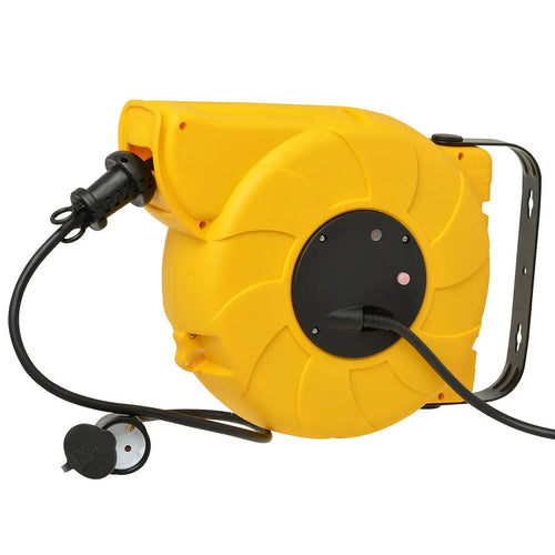 VB Extend trekveer kabelhaspel 22+2 meter 3x1,5 mm² neopreen H07RN-F geel