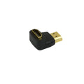 HDMI-adapter male/female down zwart