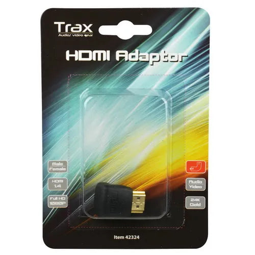 HDMI-adapter male naar female zwart