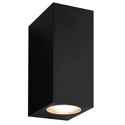 GU10 buitenlamp zwart Up-down 3000K IP44