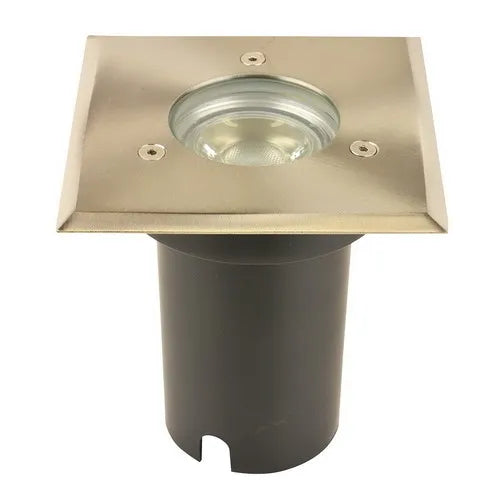 LED grondspot GU10 5W IP67 vierkant RVS