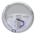 FireAngel Push-Fit opbouwsokkel for fire alarm mounting, durable plastic base with push-fit connection, gray color, model BW-PF-T.