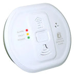 EI Electronics CO-melder 10 jaar lithium koolmonoxidemelder with AudioLINK technology, showing digital display and test button.