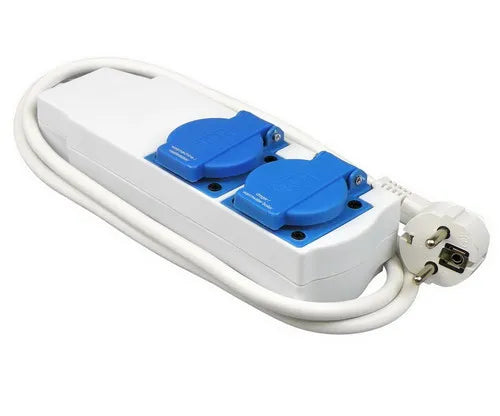 TIME-IT washing machine drain switch with two outlets, 1.5-meter cable, used for controlling washing machine drainage.