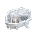 NOVA Bulleye buitenlamp 17 cm E27 kunststof IP44 wit