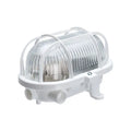 NOVA Bulleye buitenlamp 17 cm E27 glas IP54 wit