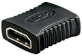 HDMI-adapter koppelblok 2x female zwart