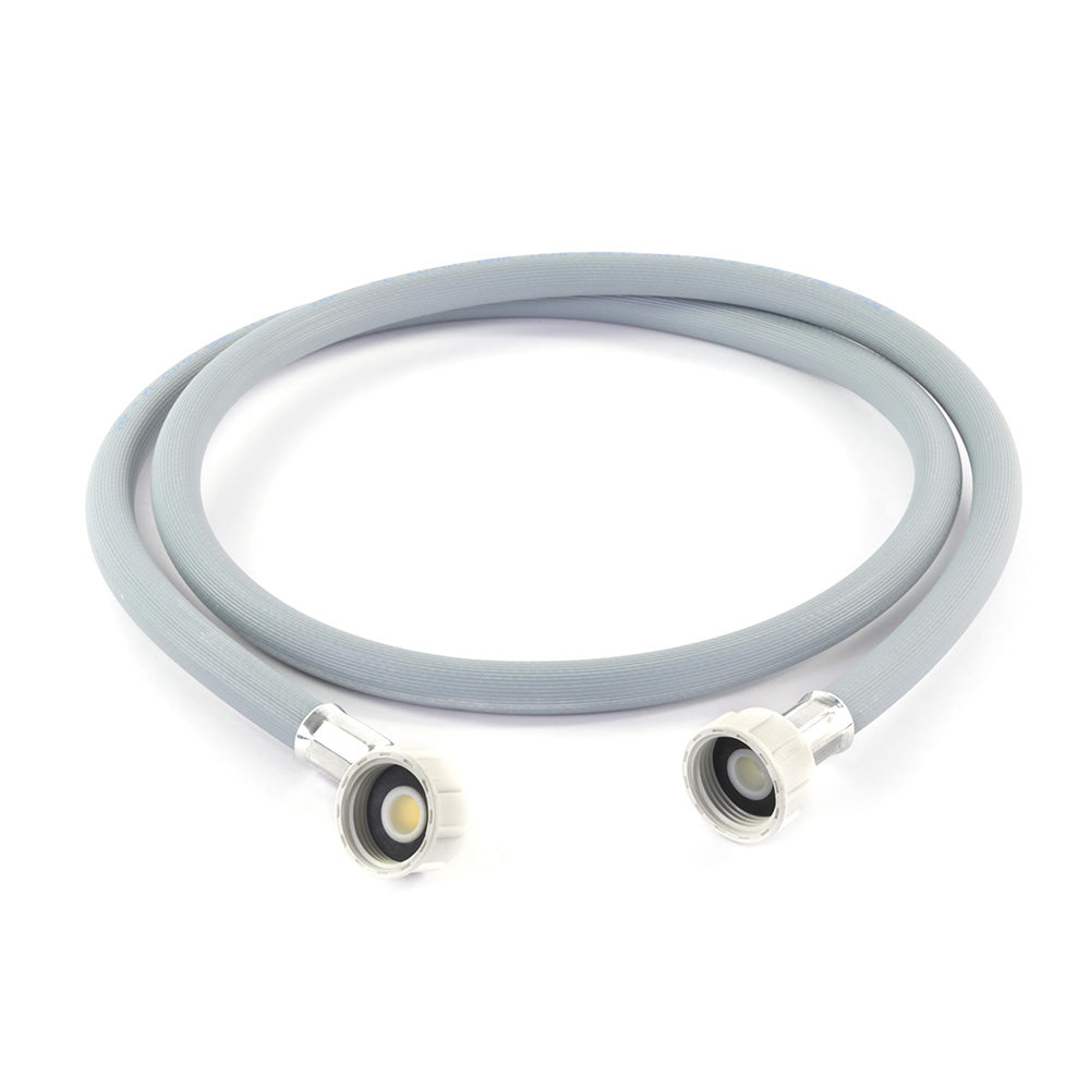 Nedco PVC wasmachine aanvoerslang, 1.5m length, flexible water inlet hose for washing machines, durable and easy to install.