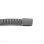 Nedco wasmachine afvoerslang met bocht, 1,5 meter, flexible drain hose for washing machine drainage system.