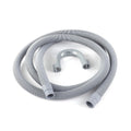 Nedco wasmachine afvoerslang with 3.5m length and bend, flexible water drainage hose for washing machines.
