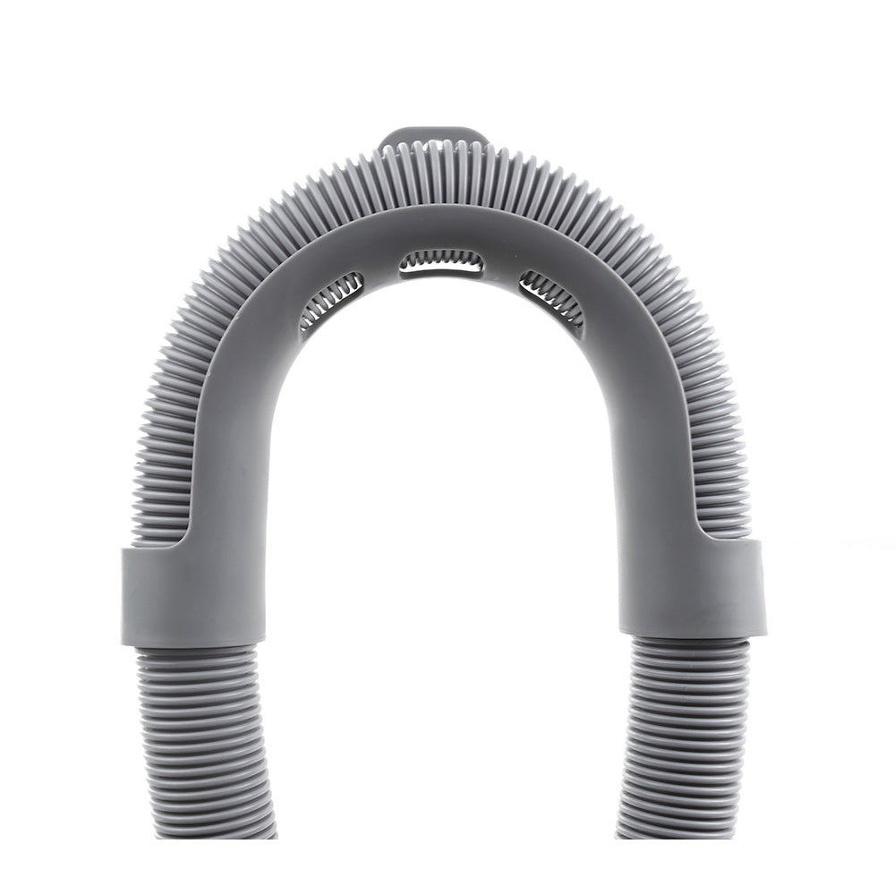 Nedco wasmachine afvoerslang met bocht, 3,5 meter lange aanvoerslang for washing machine drainage, flexible plastic tubing