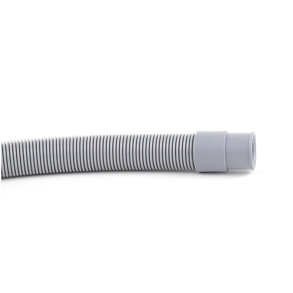Nedco wasmachine afvoerslang met bocht, 3,5 meter, flexible plastic drain hose for washing machine drainage.