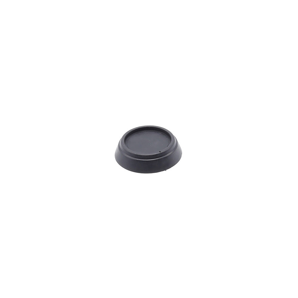 Set of four black Nedco universal washing machine vibration dampers shown in the image.