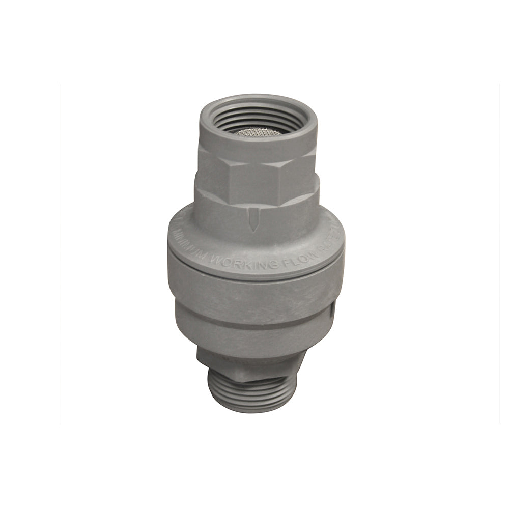 Nedco Waterstop Wasmachine mechanical 3/4 inch fitting with metal clamp for secure hose connection