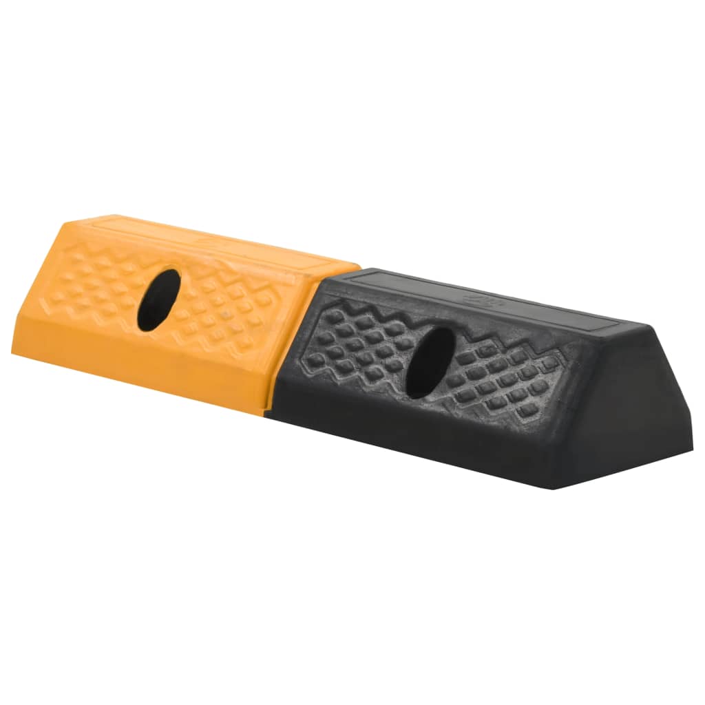 Parkeerblokken 49x15x9 cm rubber 2 st - afbeelding 2
