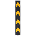 Hoekbeschermers reflecterend 80 cm rubber - 5 stuks - afbeelding 2